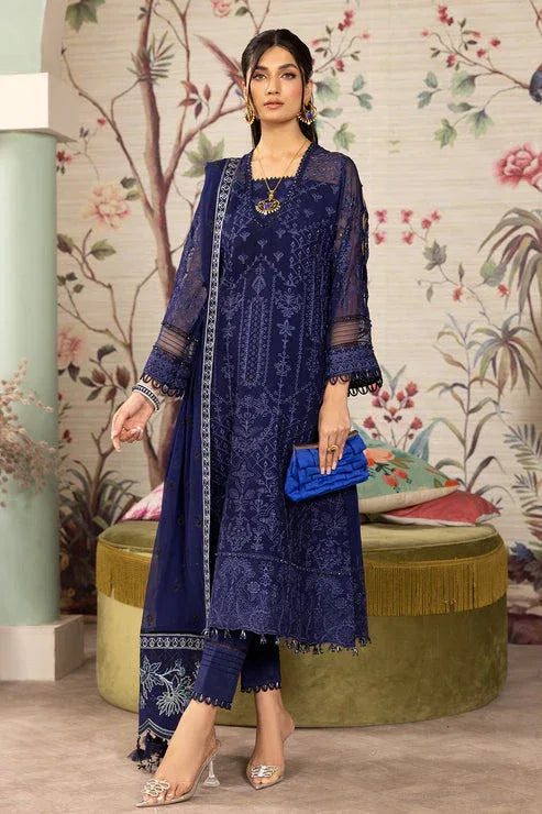 Alizeh | Embroidered Chiffon | Sibel-04 - Aqsa Fabrics