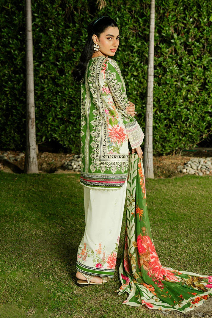 Imrozia Premium | Dahlia Lawn | SL-122 Olive Jardin