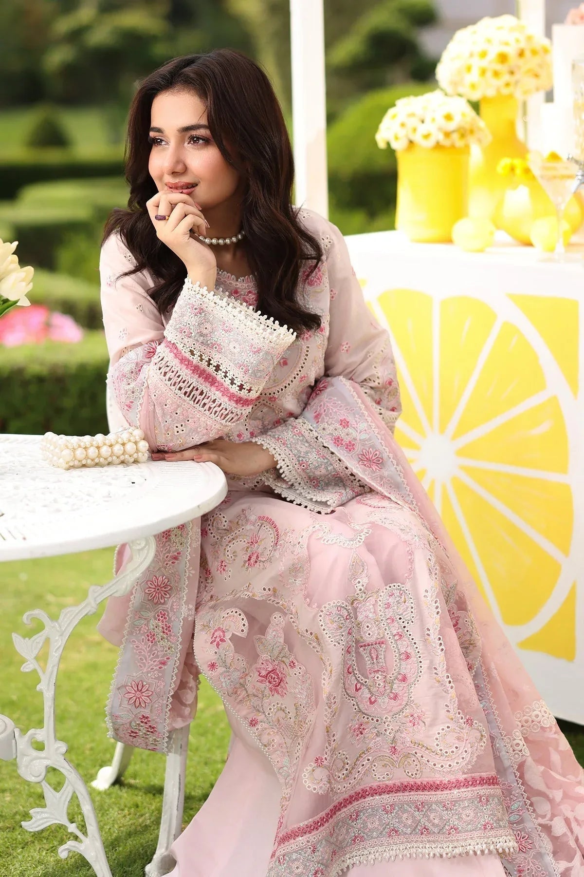 Imrozia Premium | Hayam Luxury Lawn 25 | SL 94 JANAN - Aqsa Fabrics