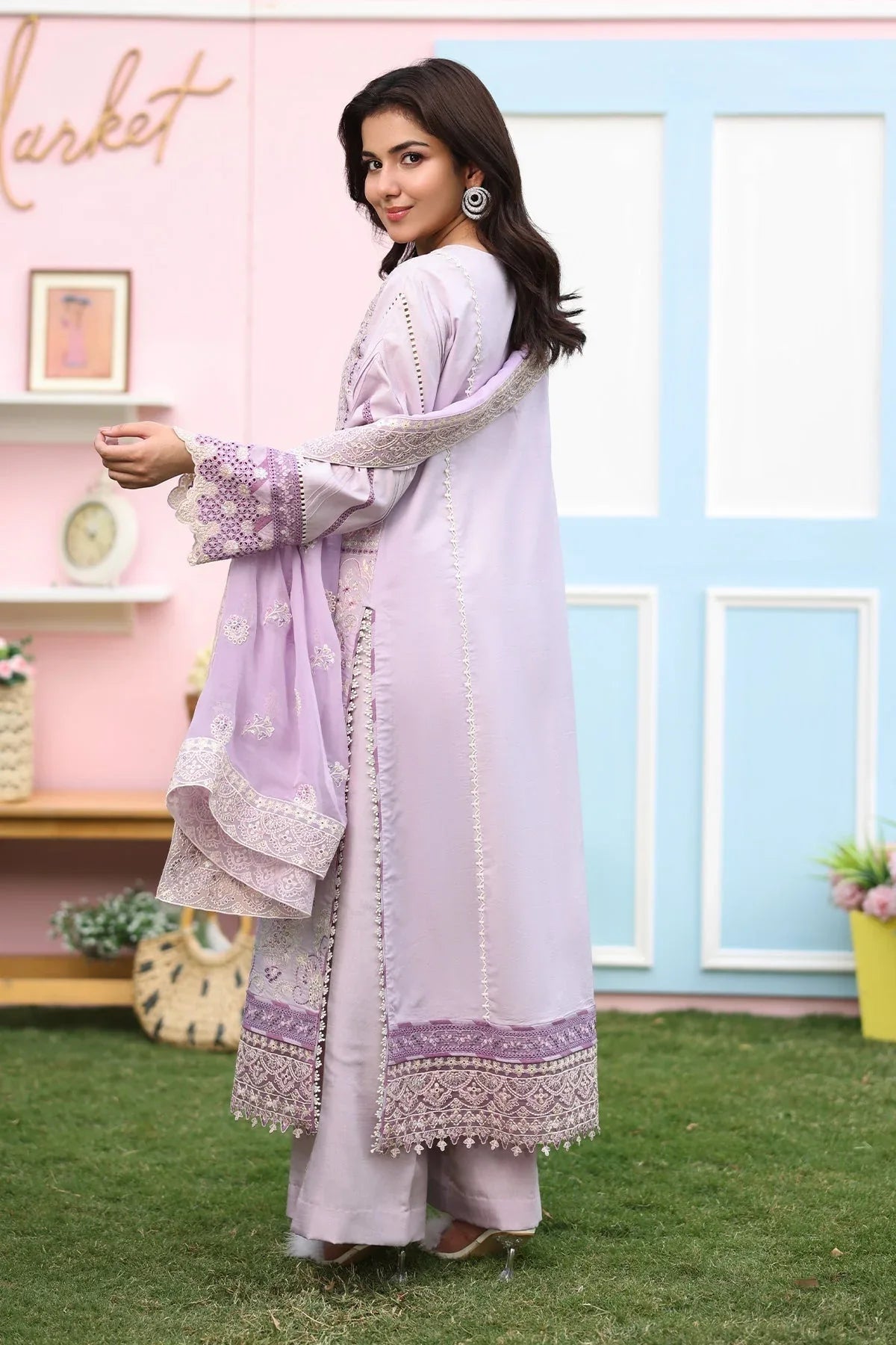 Imrozia Premium | Hayam Luxury Lawn 25 | SL 95 HALIMA - Aqsa Fabrics