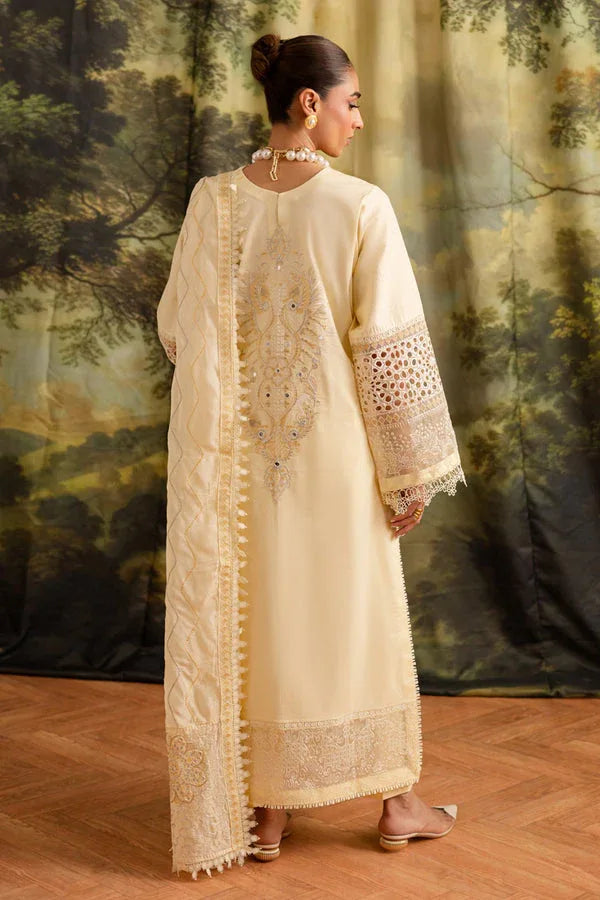 Marjjan | Guzel Lawn | SMC 203-A (Yellow) - Aqsa Fabrics