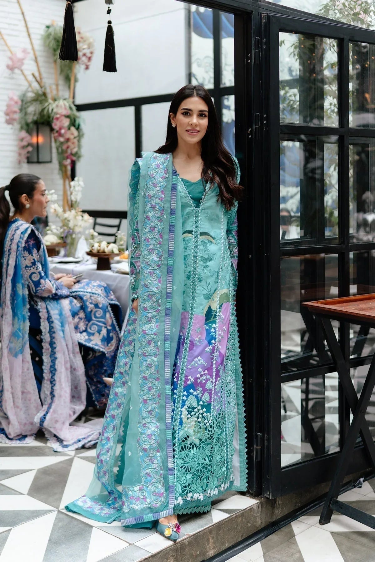 Afrozeh | Lawn 25 | Sovana - Aqsa Fabrics