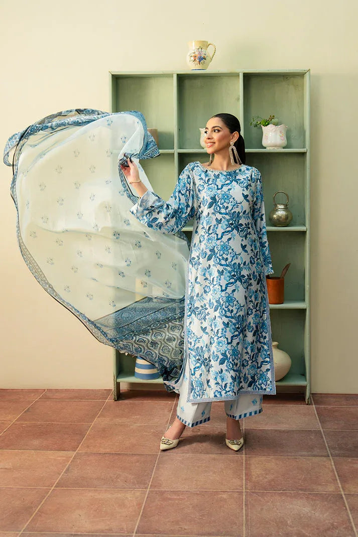 Imrozia Premium | Celeste Pret 25 | SP-108 Aeither - Aqsa Fabrics