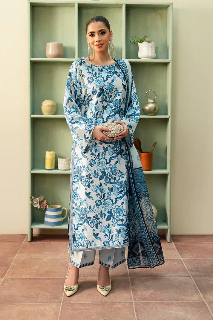 Imrozia Premium | Celeste Pret 25 | SP-108 Aeither - Aqsa Fabrics