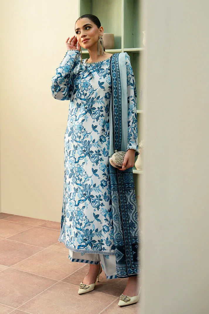 Imrozia Premium | Celeste Pret 25 | SP-108 Aeither - Aqsa Fabrics