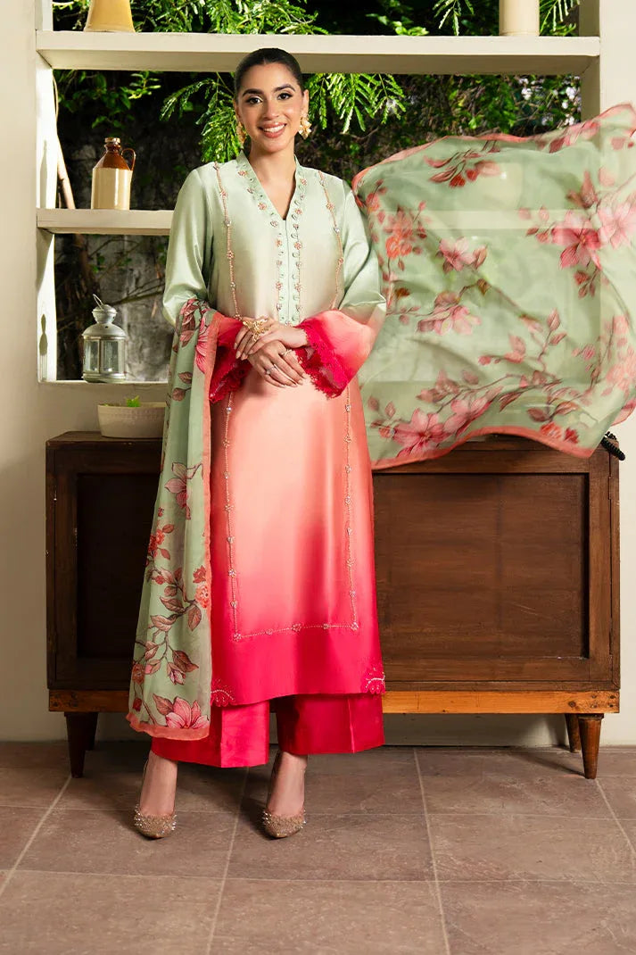 Imrozia Premium | Celeste Pret 25 | SP-112 Scarph - Aqsa Fabrics
