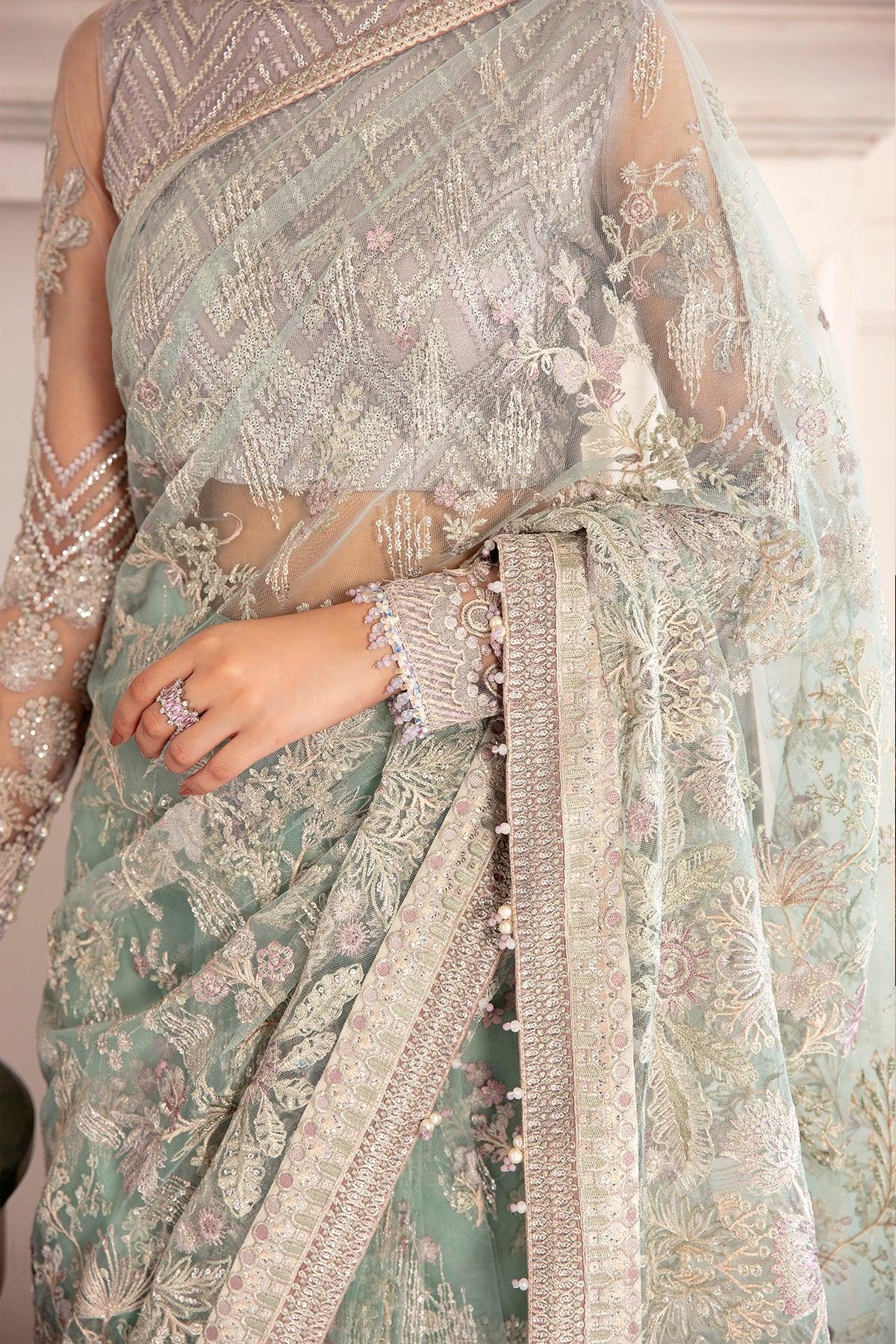 EMBROIDERED NET CH08-10 STITCHED