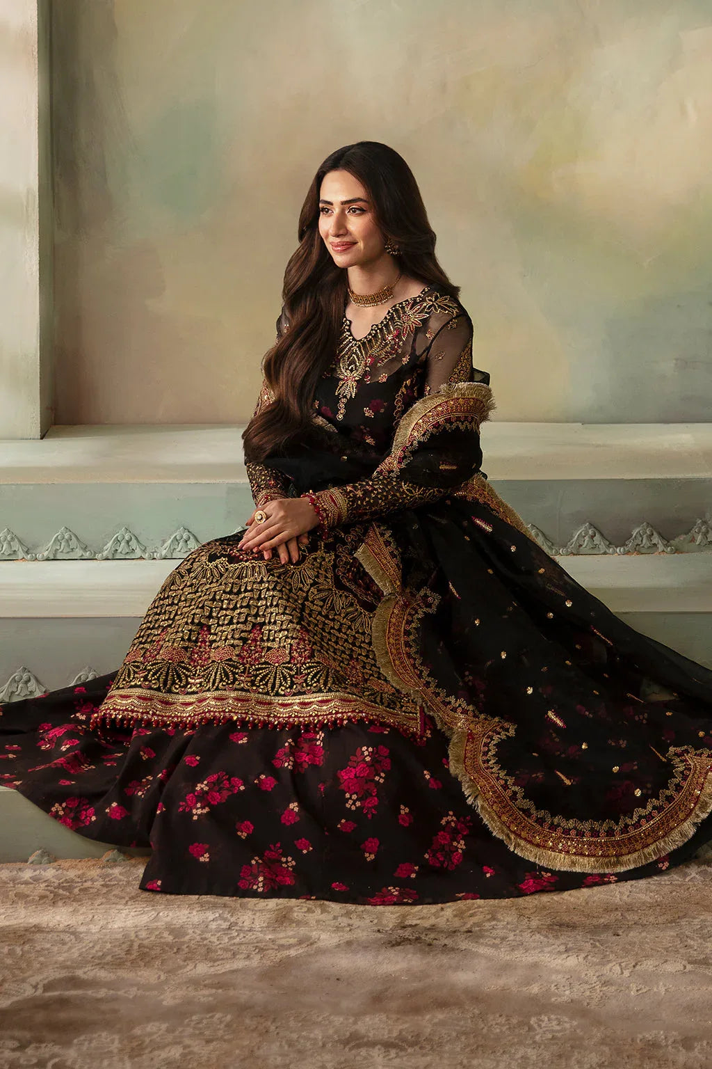 Saad Shaikh | Elana Wedding Formals |  Kohinoor - Aqsa Fabrics