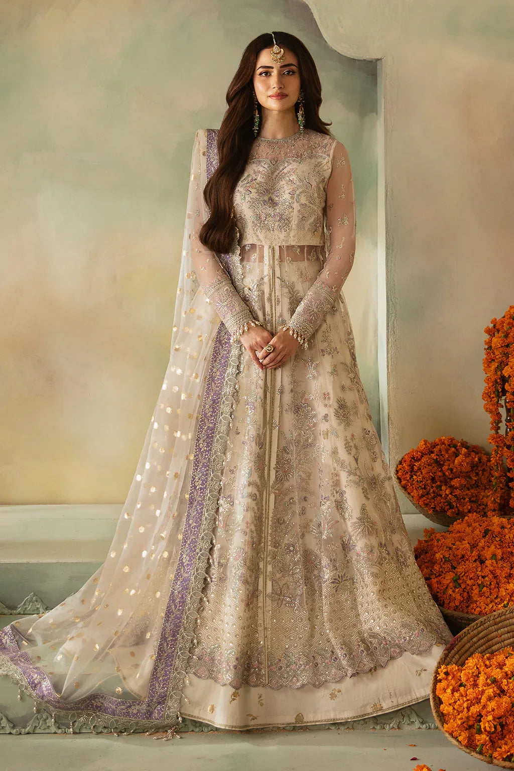 Saad Shaikh | Elana Wedding Formals |  Parisa - Aqsa Fabrics