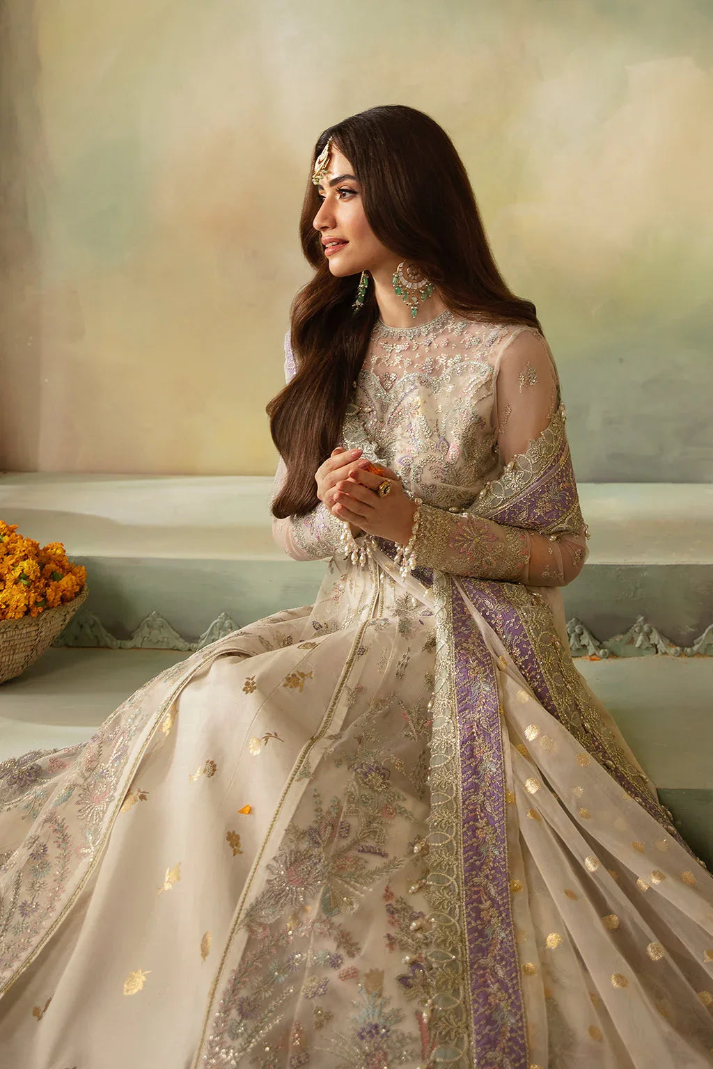Saad Shaikh | Elana Wedding Formals |  Parisa - Aqsa Fabrics