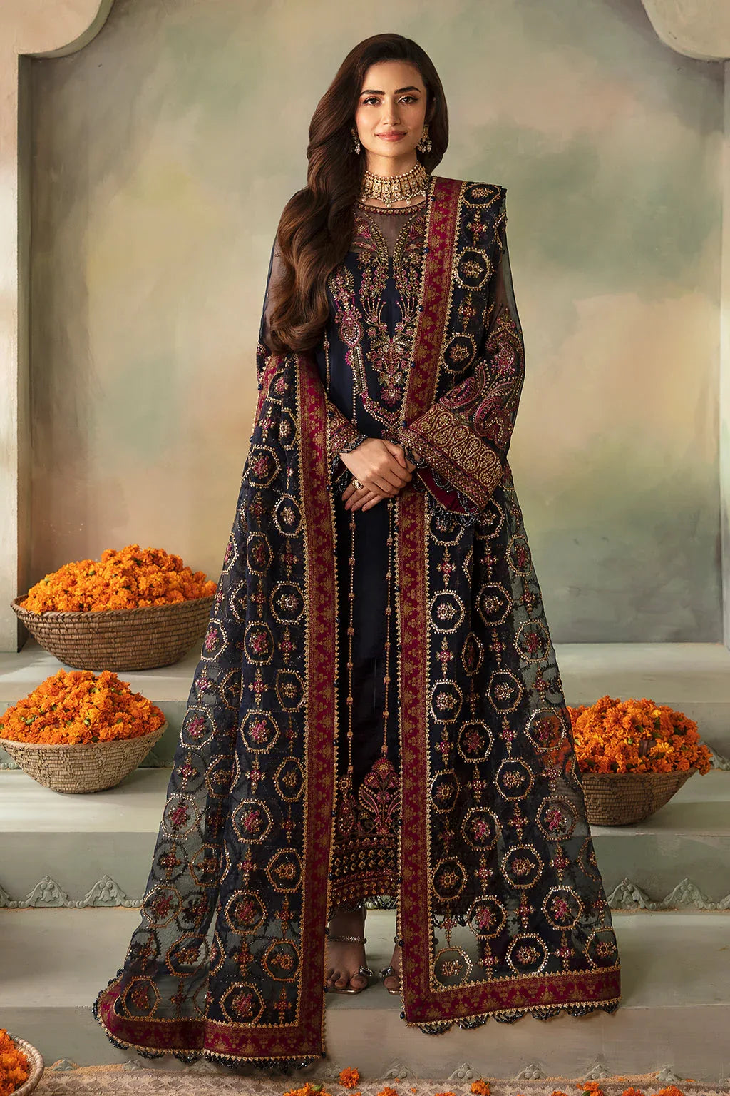 Saad Shaikh | Elana Wedding Formals |  Seren - Aqsa Fabrics