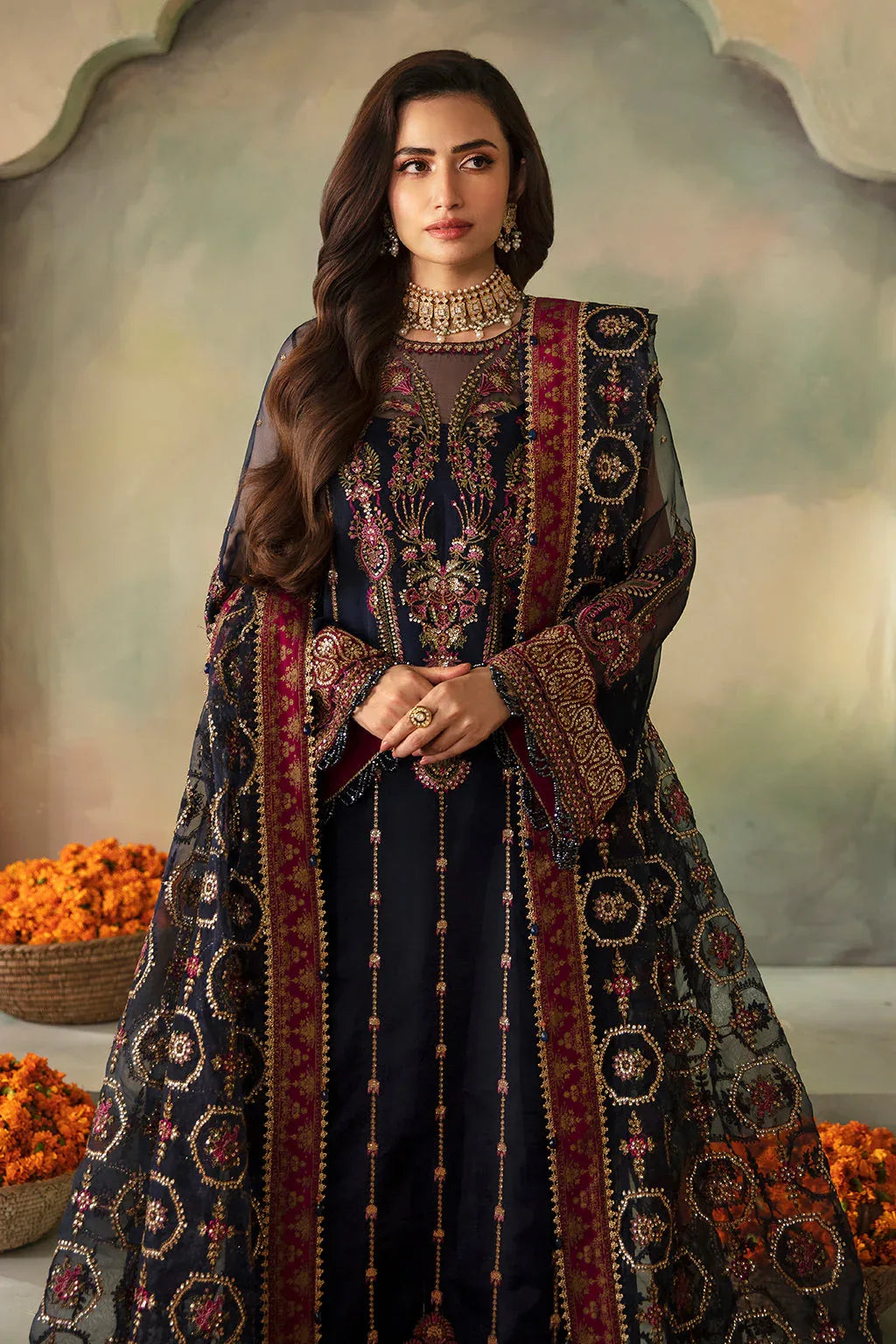 Saad Shaikh | Elana Wedding Formals |  Seren - Aqsa Fabrics