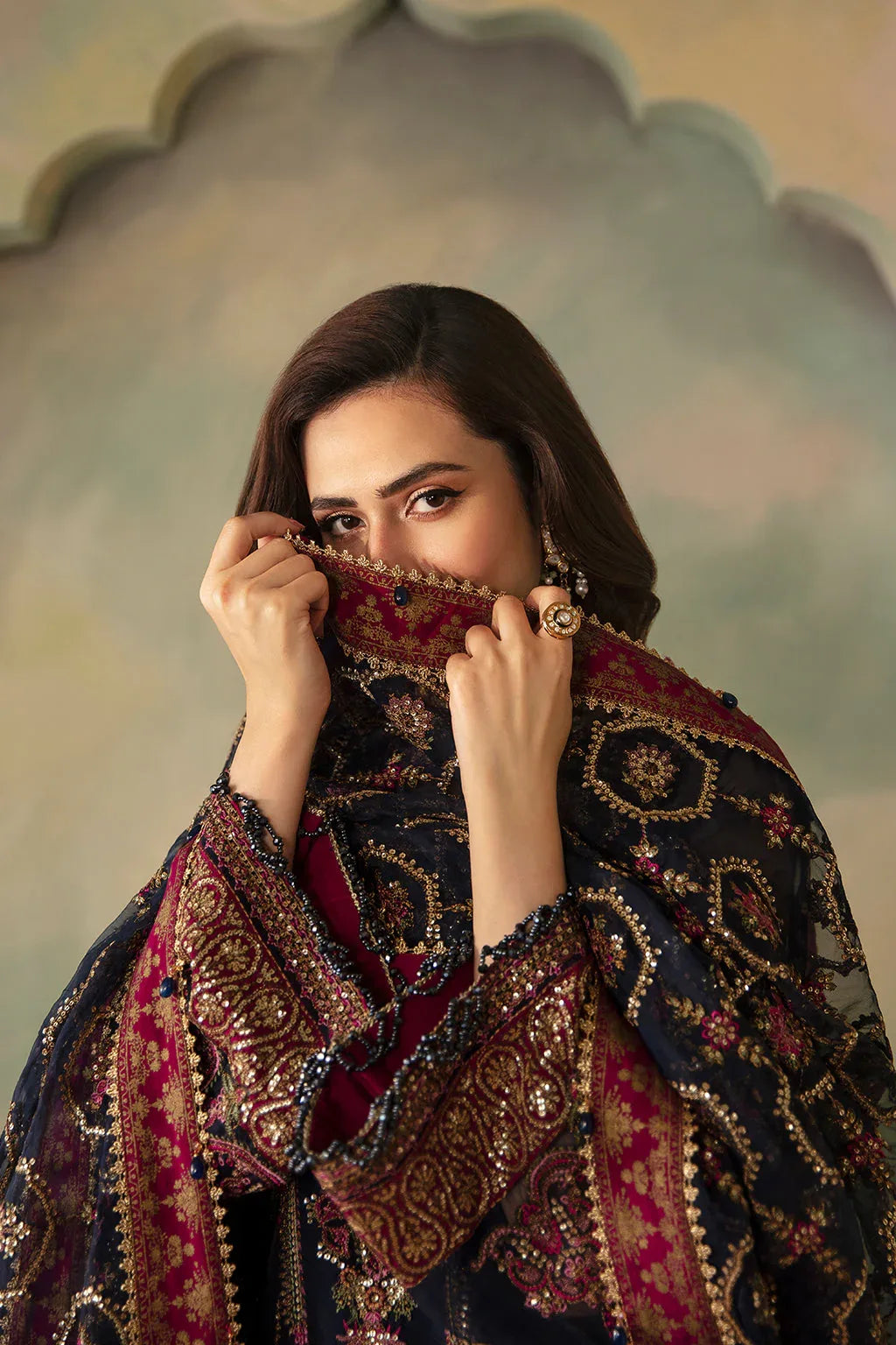 Saad Shaikh | Elana Wedding Formals |  Seren - Aqsa Fabrics