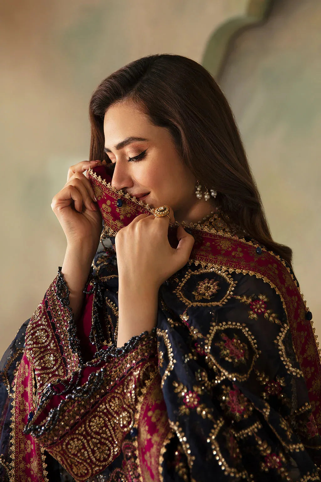 Saad Shaikh | Elana Wedding Formals |  Seren - Aqsa Fabrics