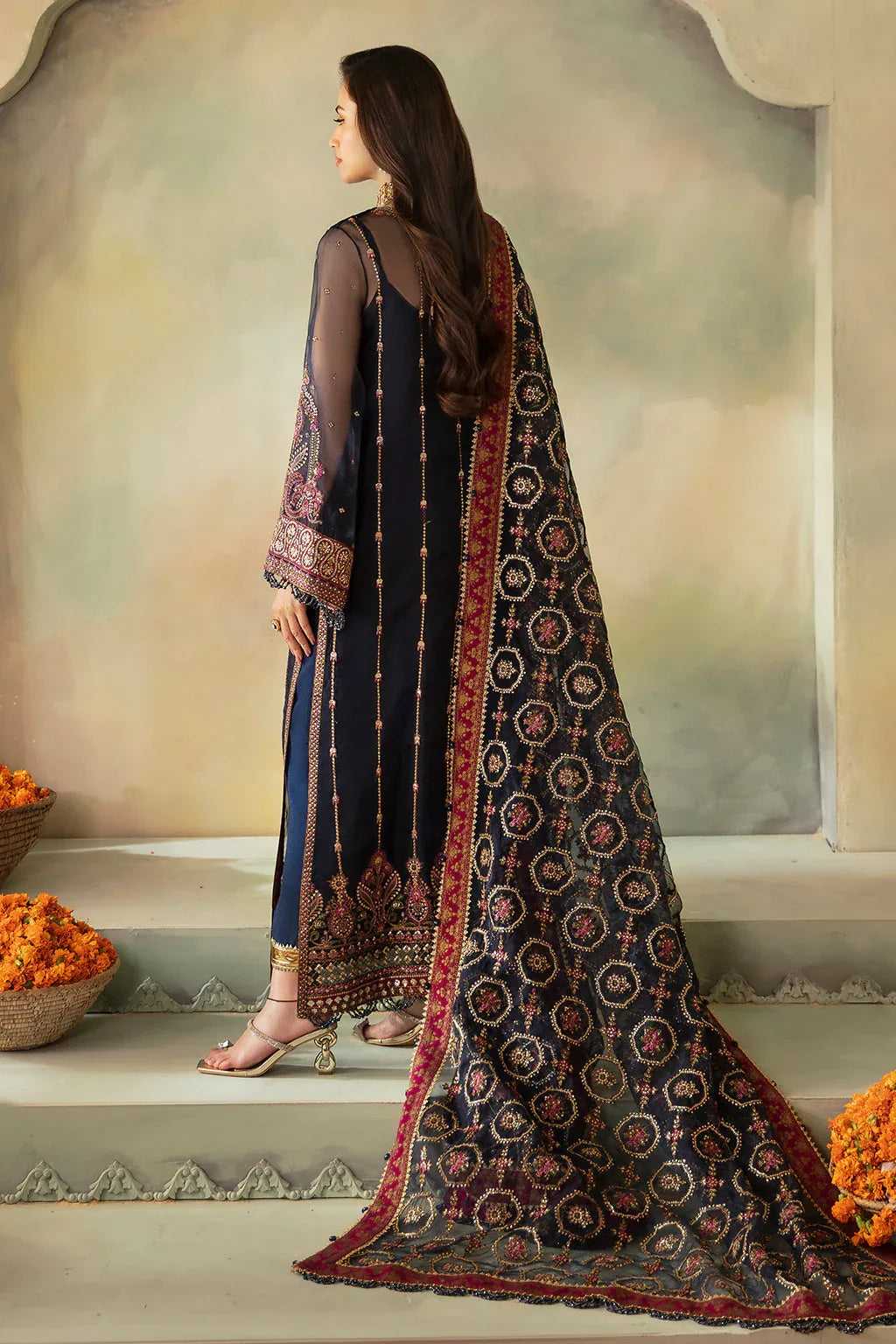 Saad Shaikh | Elana Wedding Formals |  Seren - Aqsa Fabrics