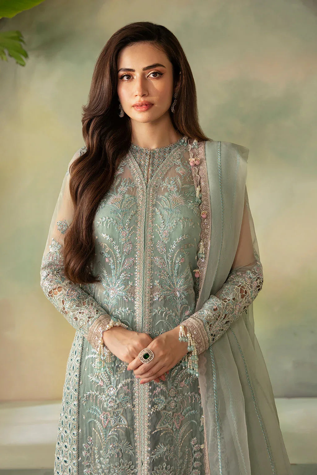 Saad Shaikh | Elana Wedding Formals |  IRIS - Aqsa Fabrics
