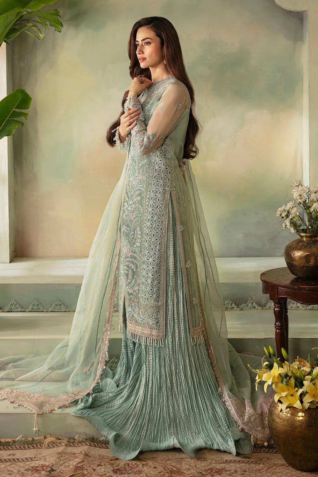 Saad Shaikh | Elana Wedding Formals |  IRIS - Aqsa Fabrics