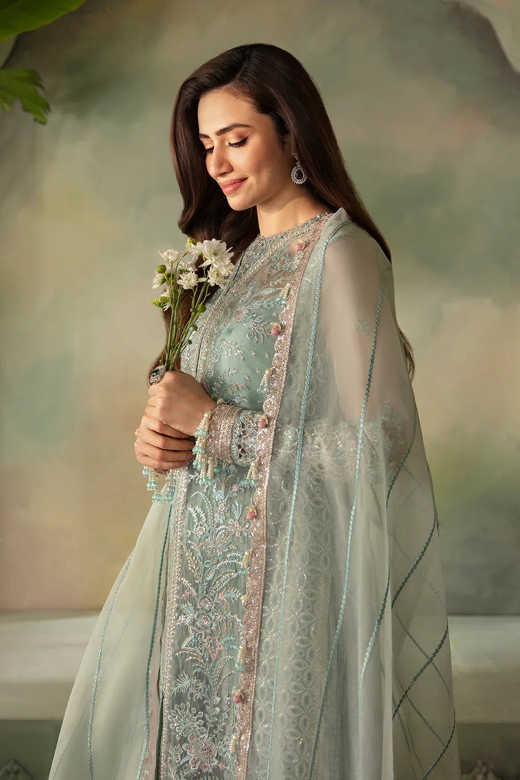 Saad Shaikh | Elana Wedding Formals |  IRIS - Aqsa Fabrics