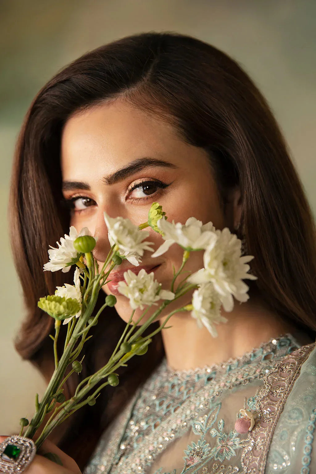 Saad Shaikh | Elana Wedding Formals |  IRIS - Aqsa Fabrics