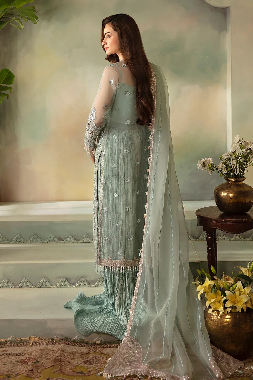 Saad Shaikh | Elana Wedding Formals |  IRIS - Aqsa Fabrics