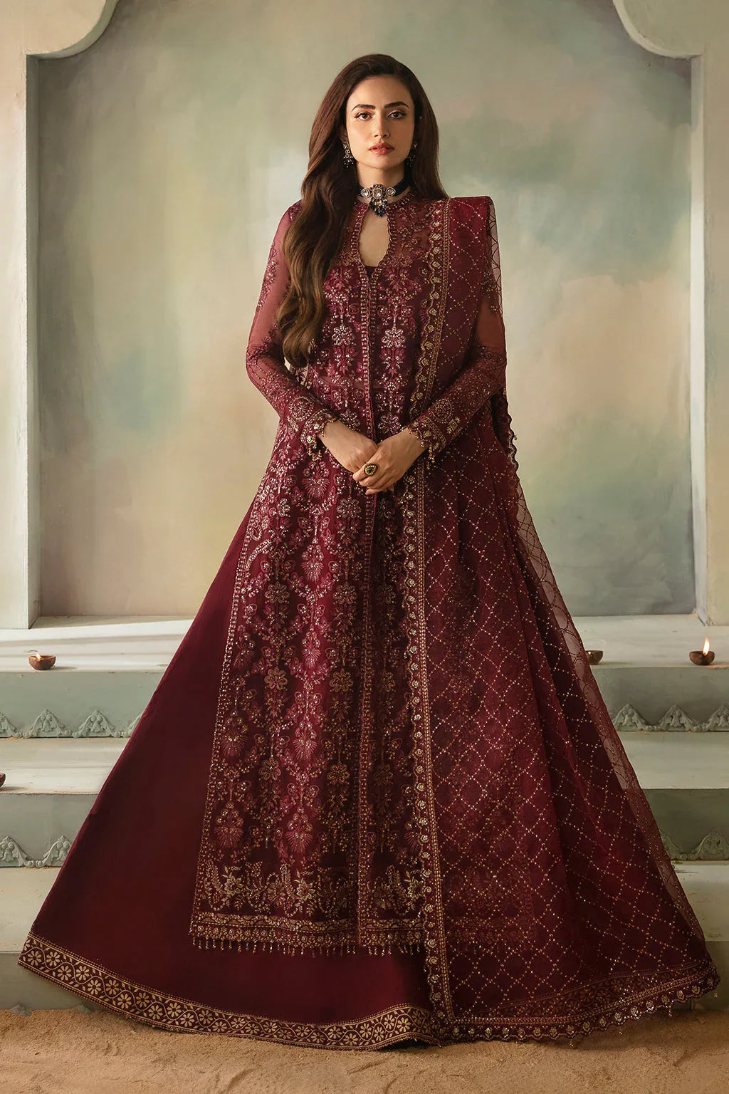 Saad Shaikh | Elana Wedding Formals |   Leila - Aqsa Fabrics