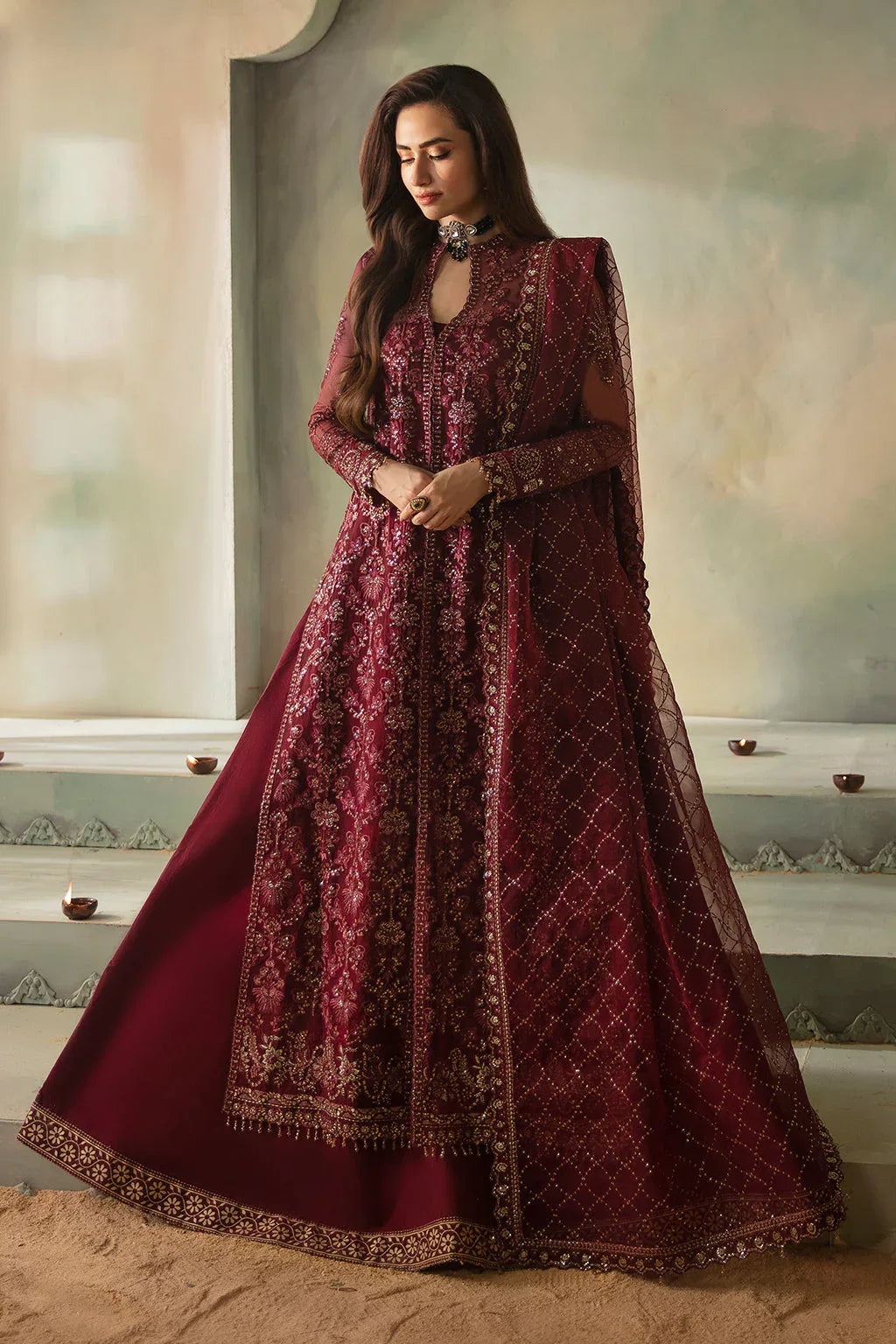 Saad Shaikh | Elana Wedding Formals |   Leila - Aqsa Fabrics