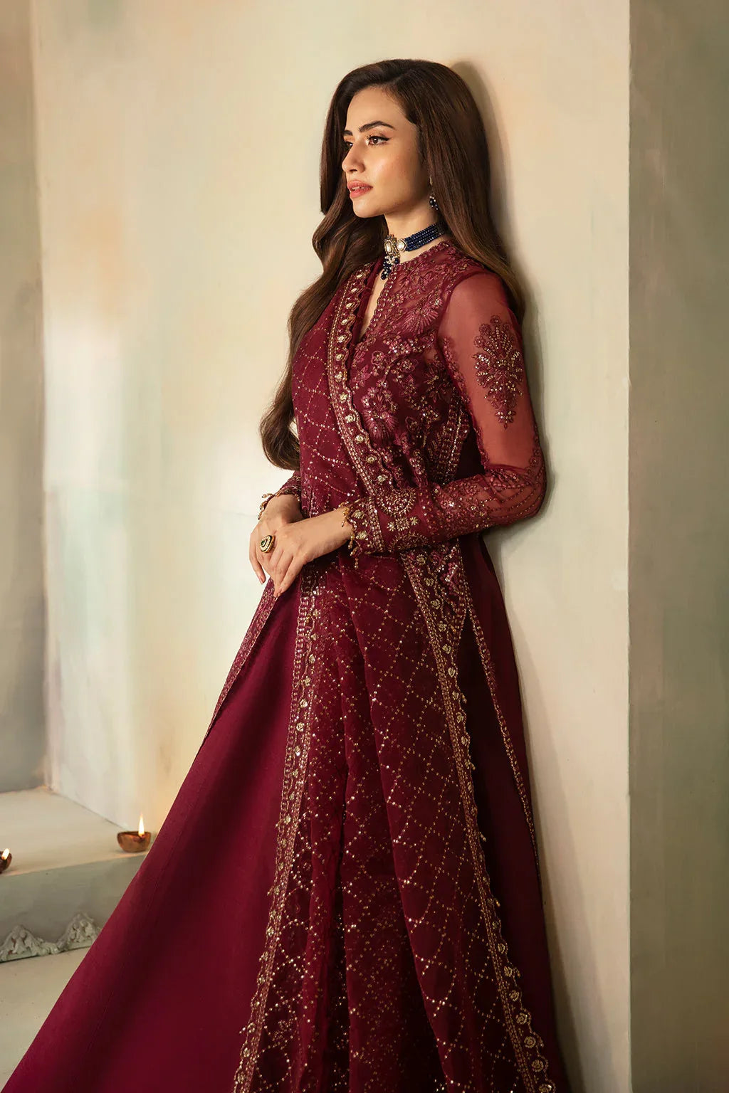 Saad Shaikh | Elana Wedding Formals |   Leila - Aqsa Fabrics