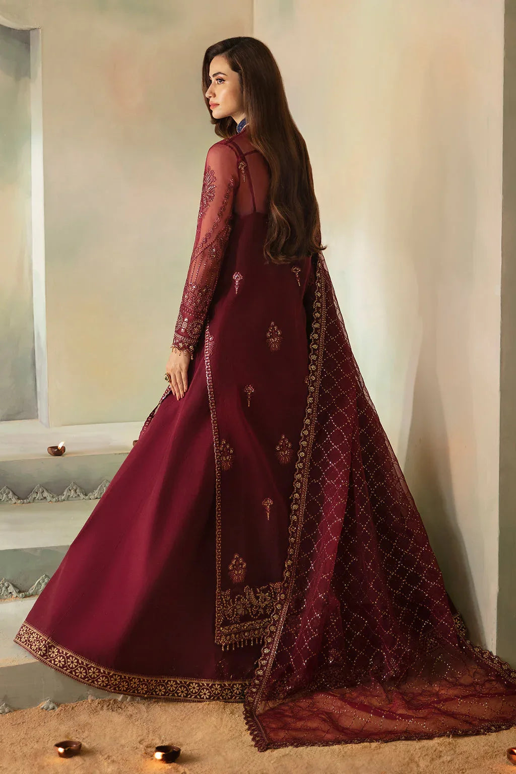 Saad Shaikh | Elana Wedding Formals |   Leila - Aqsa Fabrics