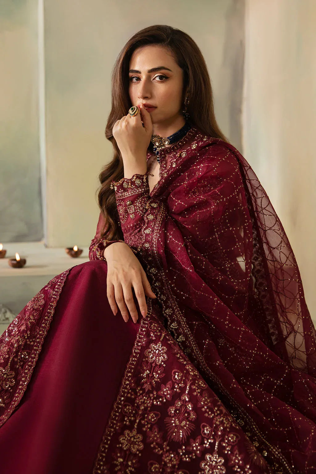 Saad Shaikh | Elana Wedding Formals |   Leila - Aqsa Fabrics