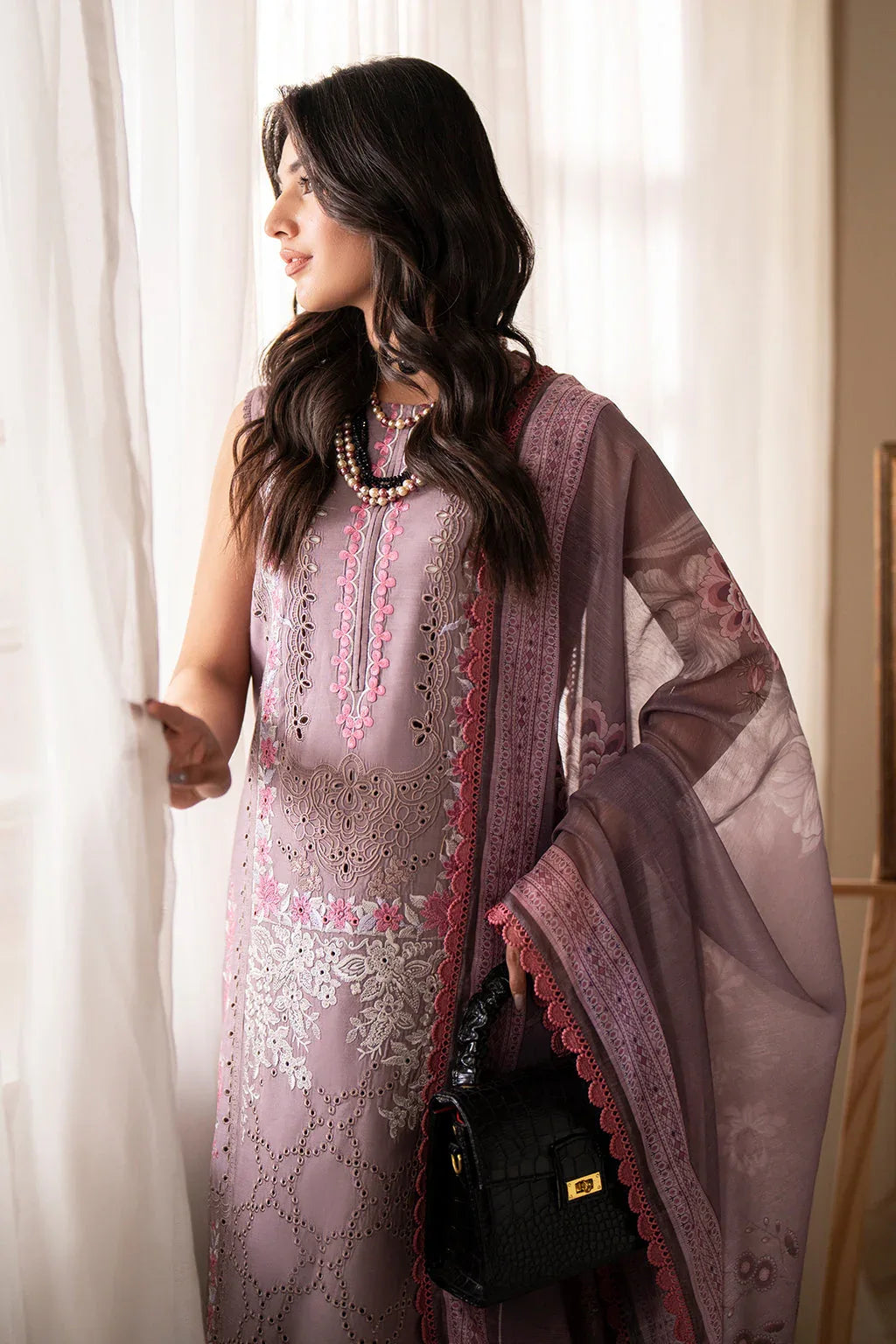 Saad Shaikh | Lumiere Winter |  D-01 Celestial - Aqsa Fabrics