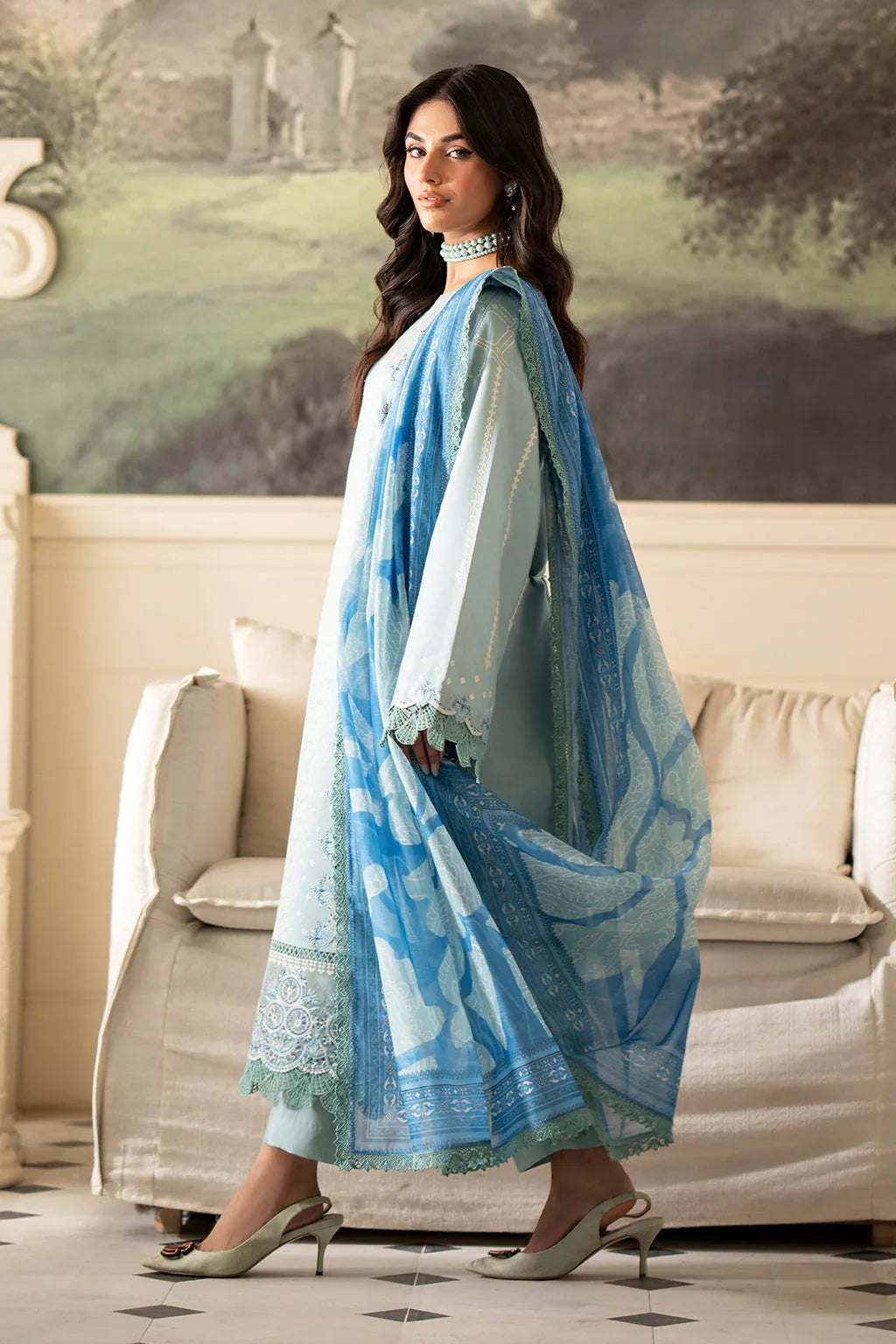 Saad Shaikh | Lumiere Winter | D-10 Ribera - Aqsa Fabrics