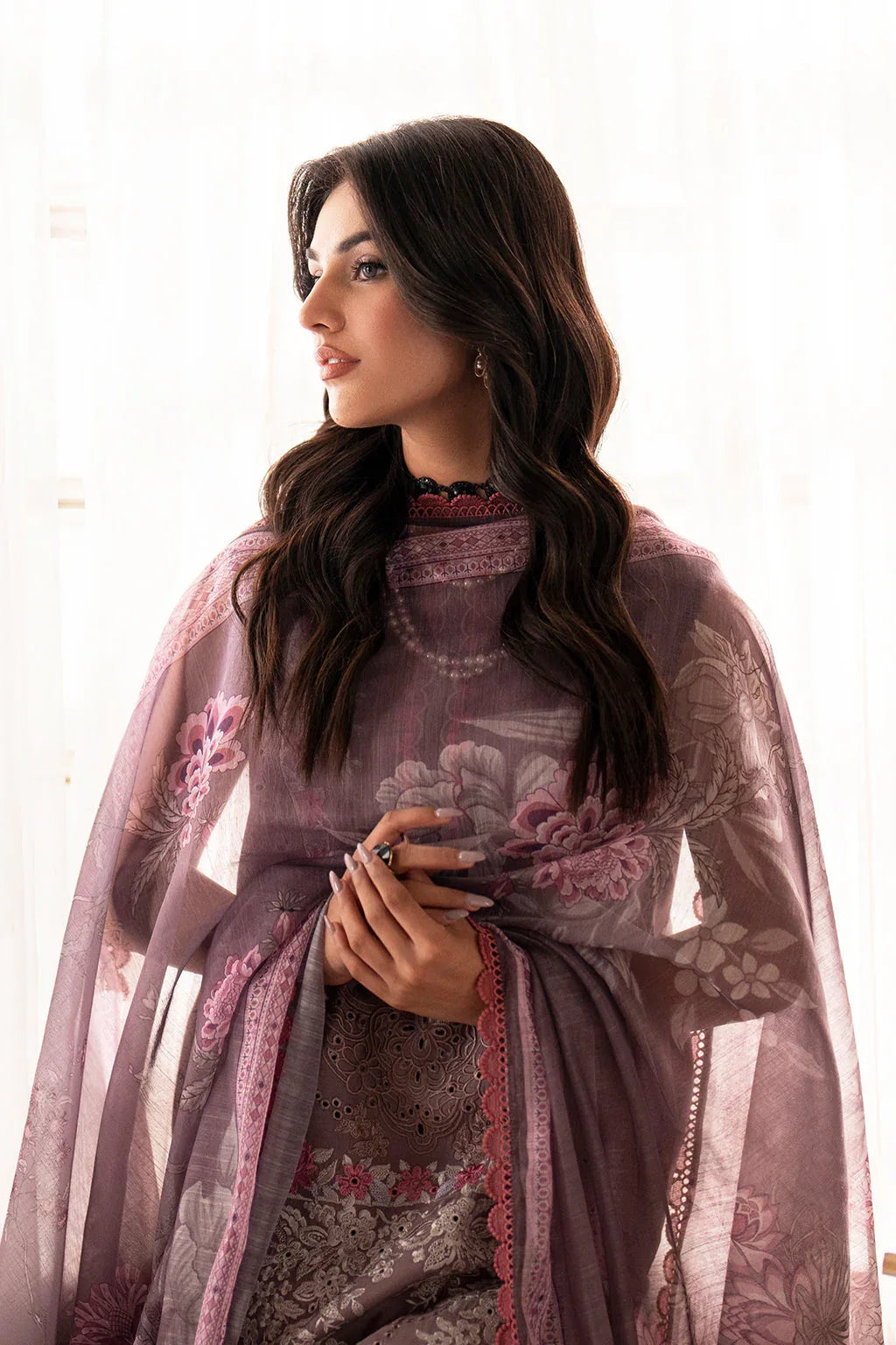 Saad Shaikh | Lumiere Winter |  D-01 Celestial - Aqsa Fabrics