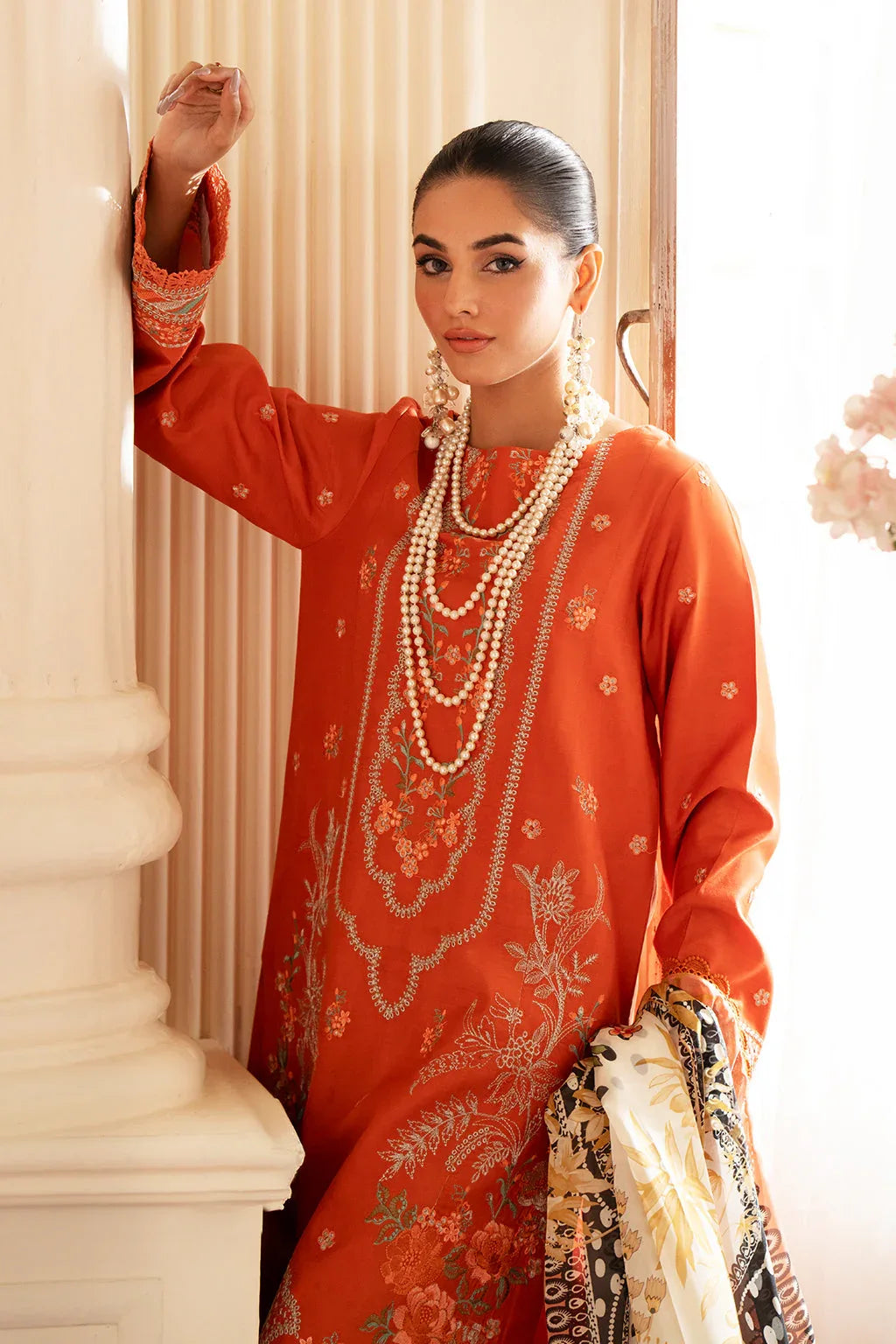 Saad Shaikh | Lumiere Winter |  D-02 Zenith - Aqsa Fabrics