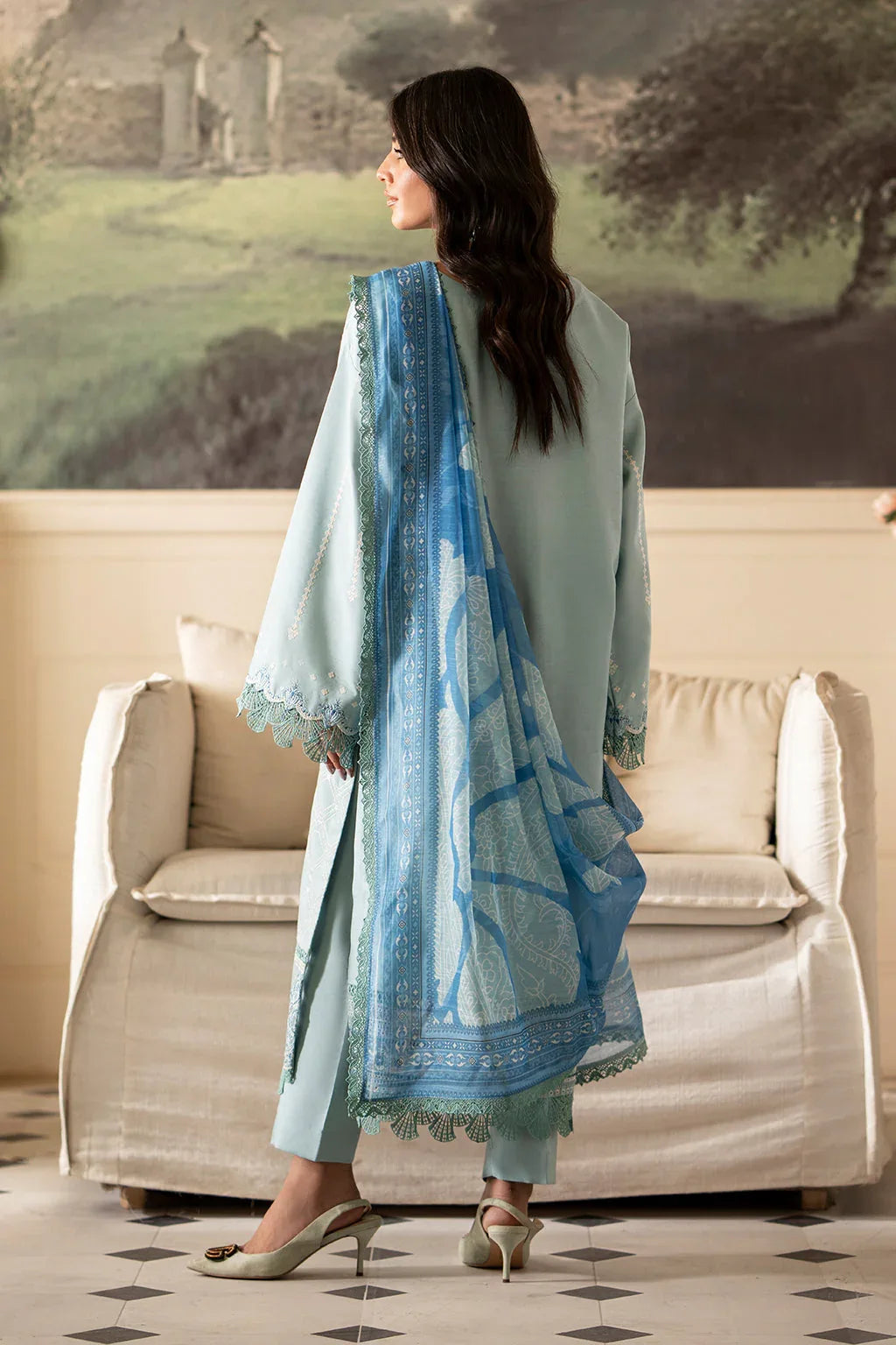 Saad Shaikh | Lumiere Winter | D-10 Ribera - Aqsa Fabrics