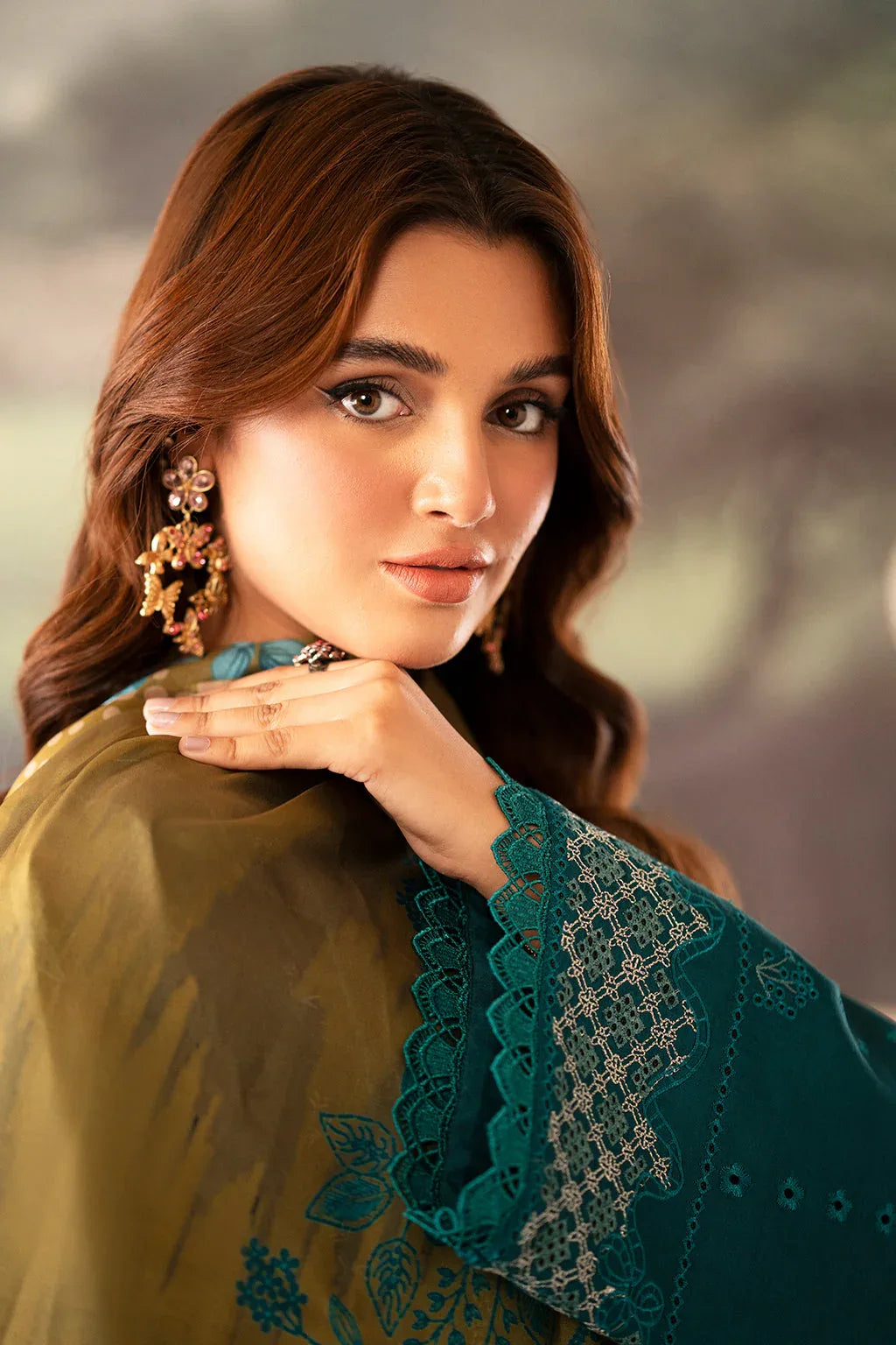 Saad Shaikh | Lumiere Winter |  D-03 Foret - Aqsa Fabrics