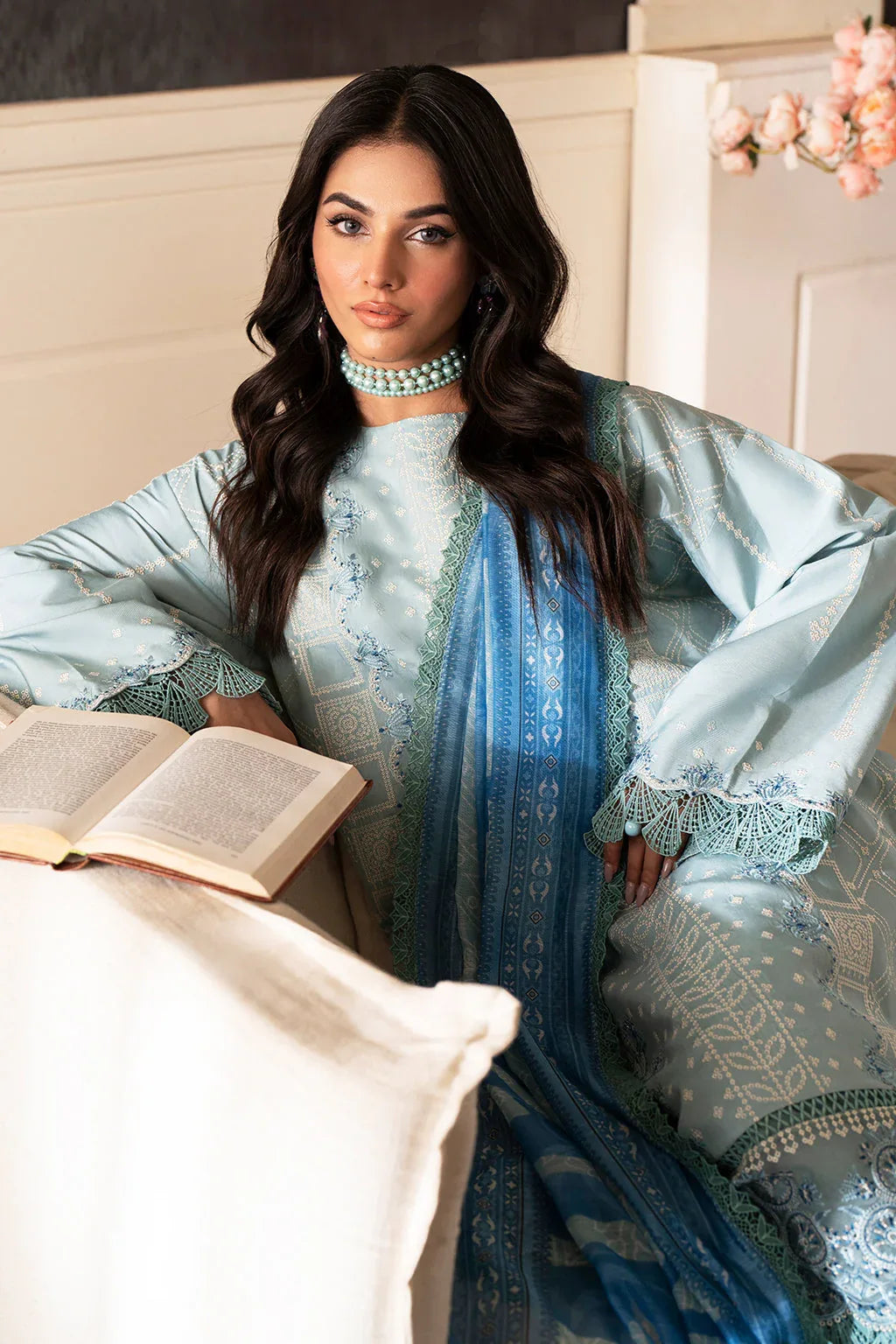 Saad Shaikh | Lumiere Winter | D-10 Ribera - Aqsa Fabrics
