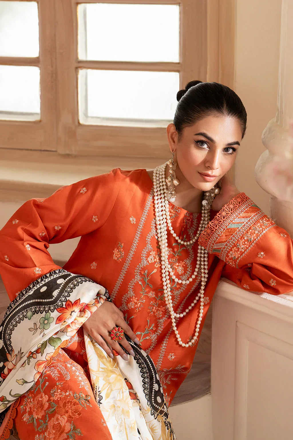 Saad Shaikh | Lumiere Winter |  D-02 Zenith - Aqsa Fabrics