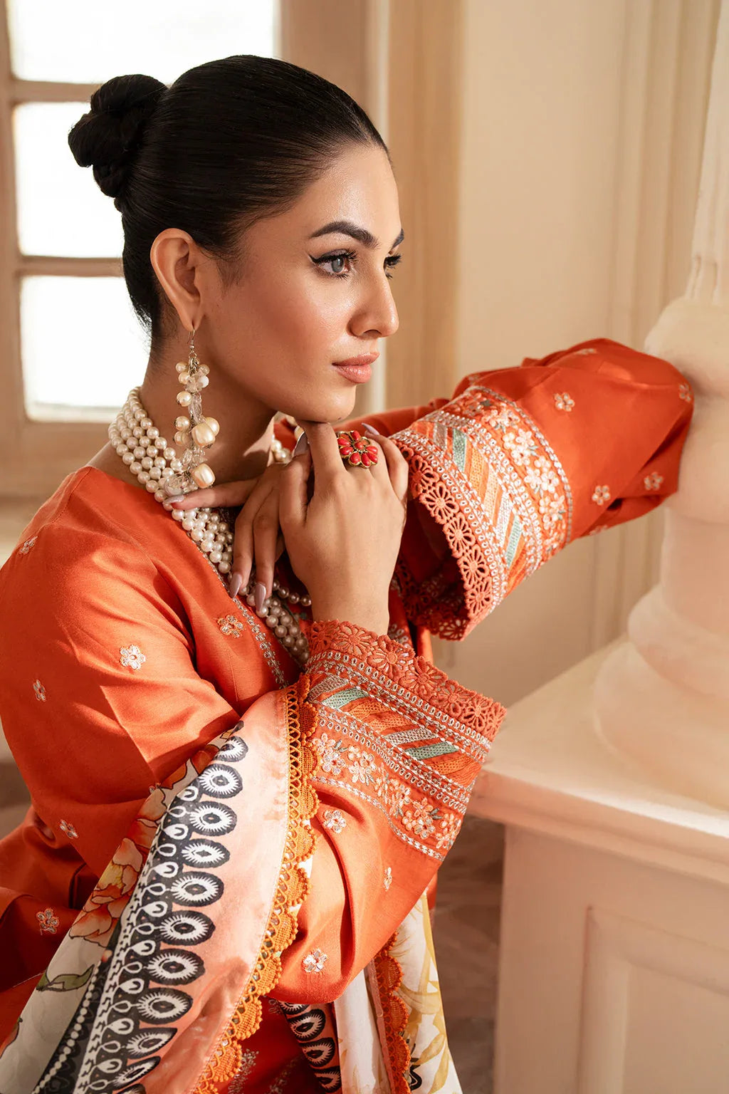 Saad Shaikh | Lumiere Winter |  D-02 Zenith - Aqsa Fabrics