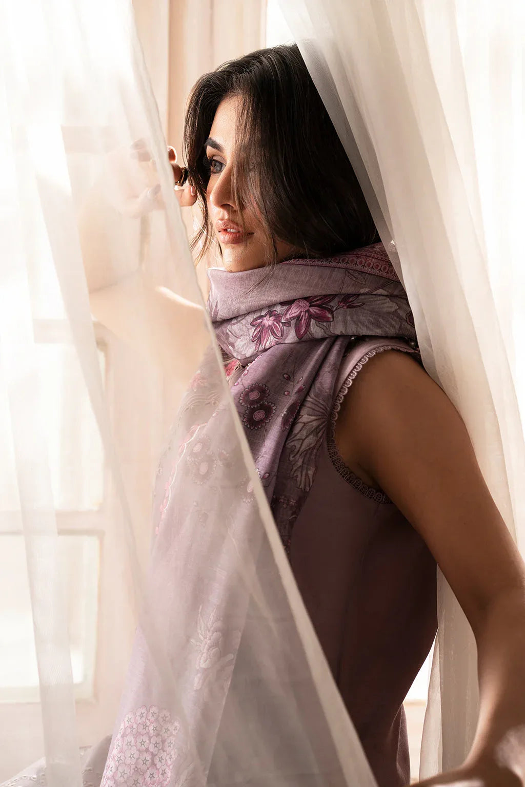 Saad Shaikh | Lumiere Winter |  D-01 Celestial - Aqsa Fabrics