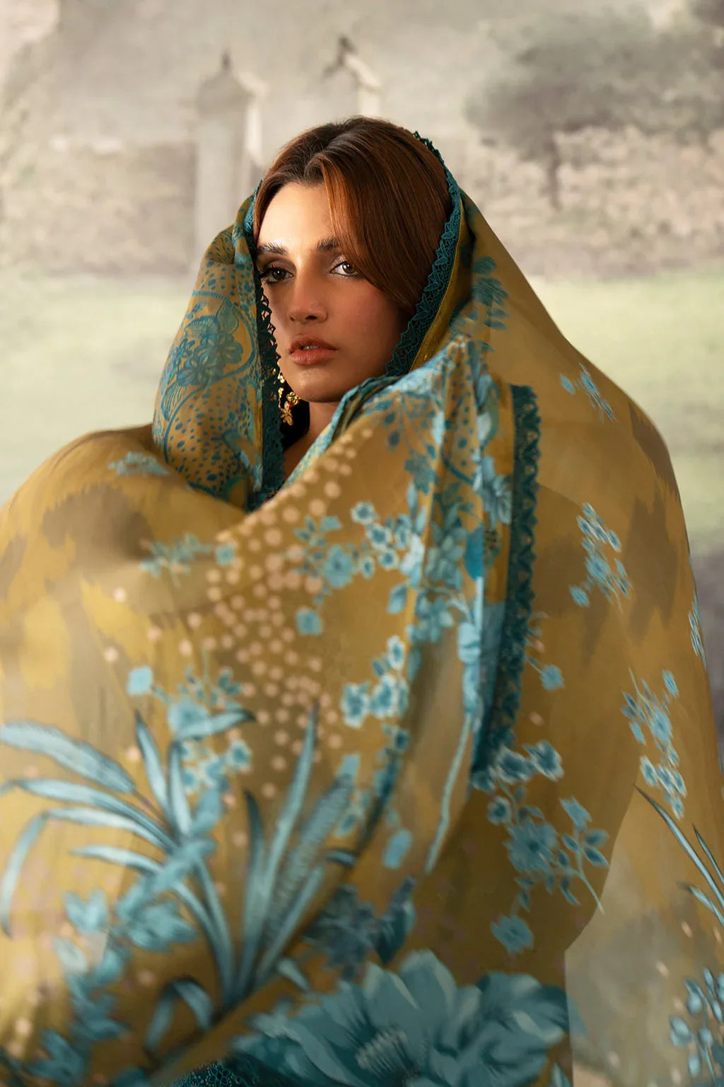 Saad Shaikh | Lumiere Winter |  D-03 Foret - Aqsa Fabrics