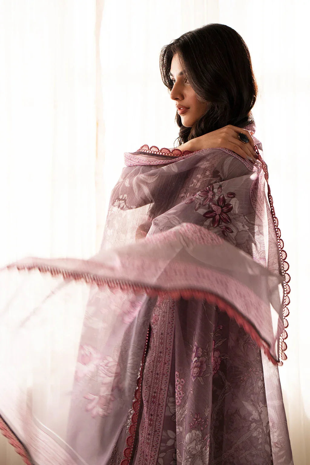 Saad Shaikh | Lumiere Winter |  D-01 Celestial - Aqsa Fabrics