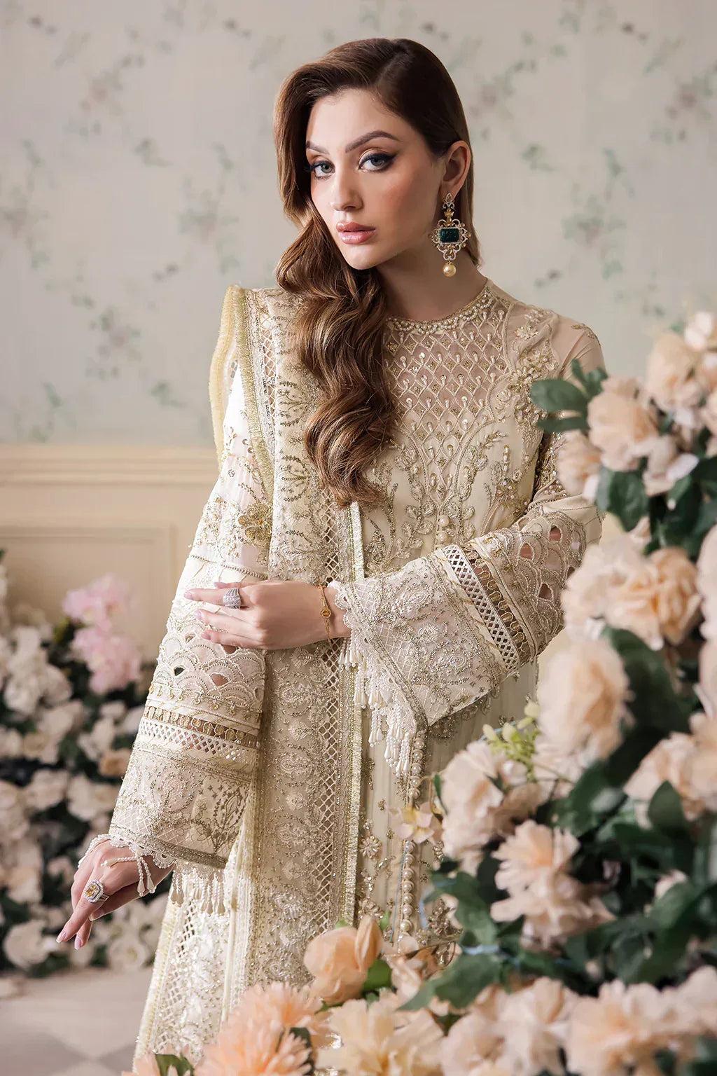Saad Shaikh | Panache Luxury Chiffon 24 | Noor e Jaan - Aqsa Fabrics