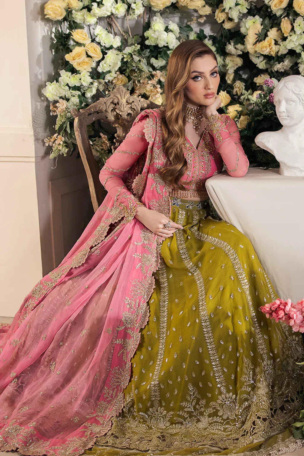Saad Shaikh | Panache Luxury Chiffon 24 | Taskheer - Aqsa Fabrics