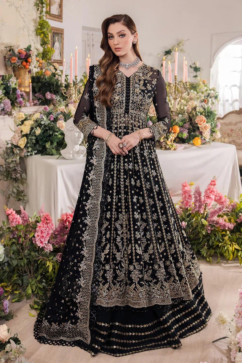 Saad Shaikh | Panache Luxury Chiffon 24 | Rayam - Aqsa Fabrics
