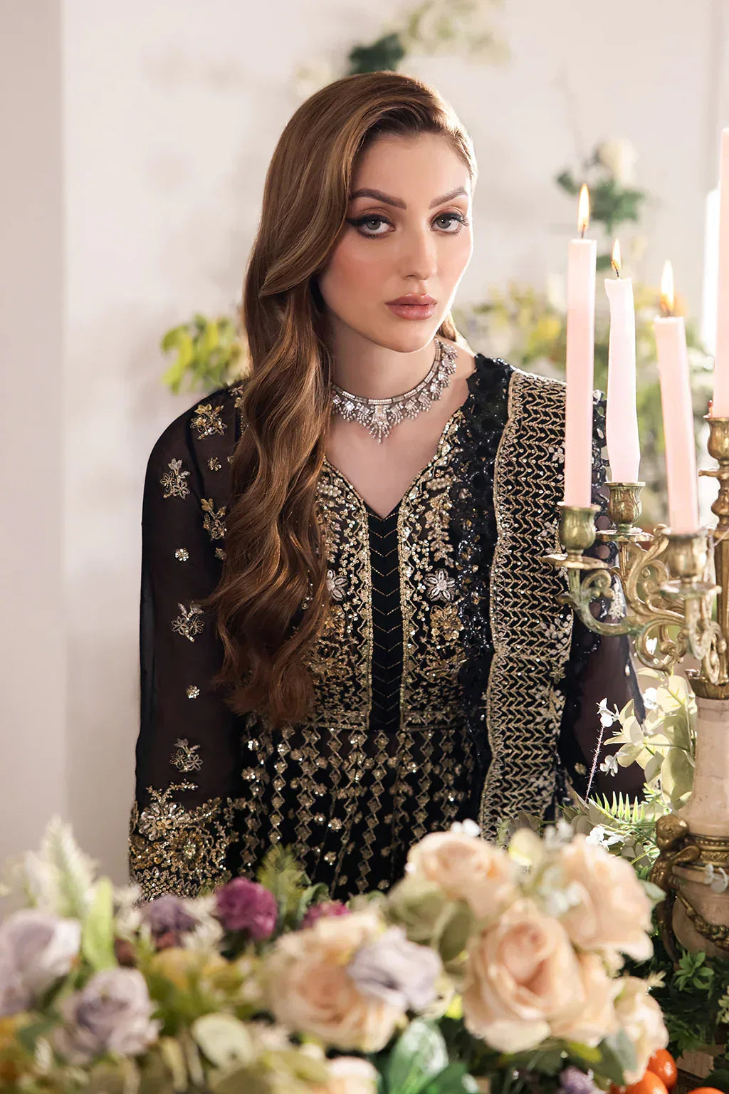 Saad Shaikh | Panache Luxury Chiffon 24 | Rayam - Aqsa Fabrics