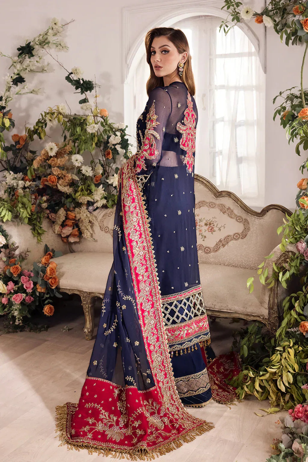 Saad Shaikh | Panache Luxury Chiffon 24 | Zofiya - Aqsa Fabrics