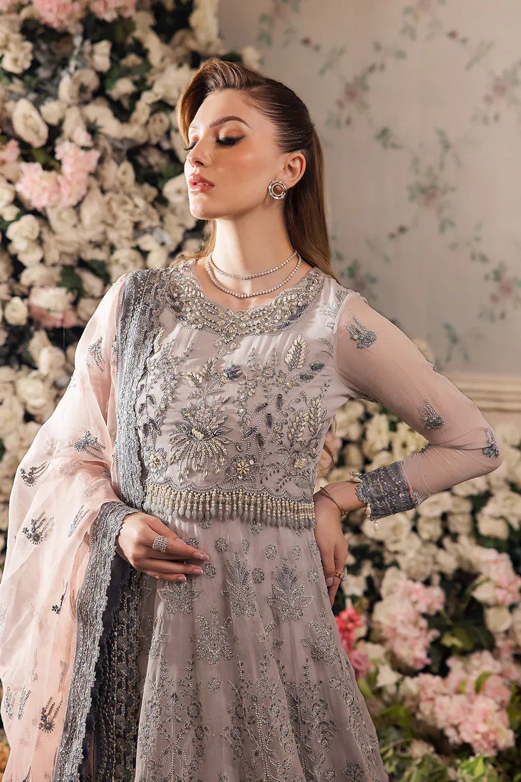 Saad Shaikh | Panache Luxury Chiffon 24 | Insiya - Aqsa Fabrics