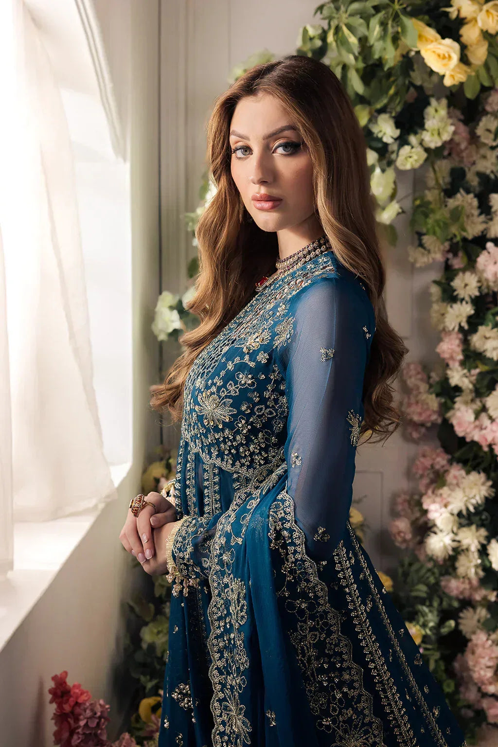 Saad Shaikh | Panache Luxury Chiffon 24 | Yumna - Aqsa Fabrics