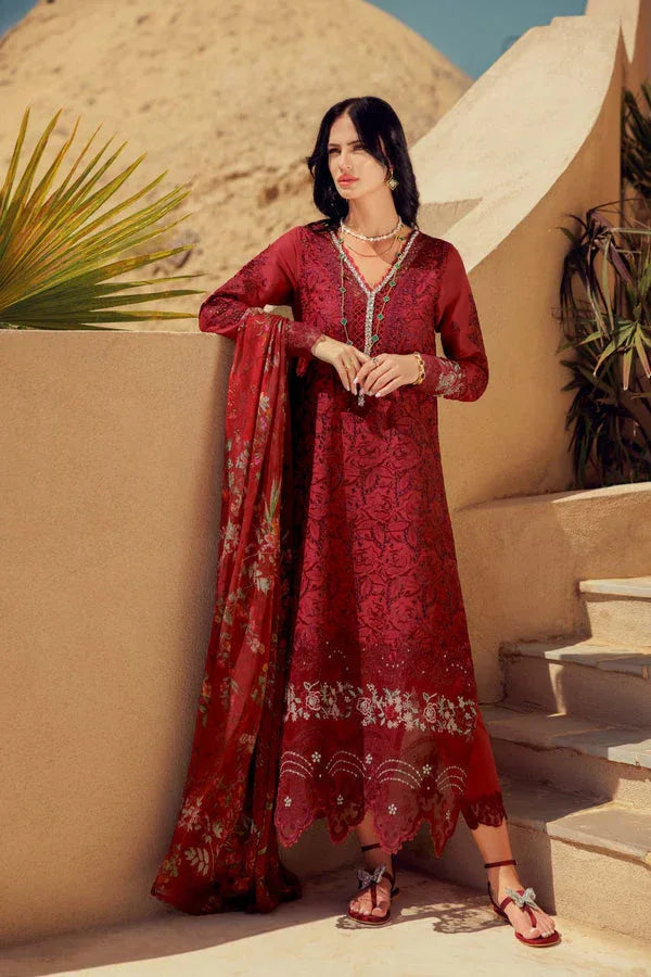 Noor by Saadia Asad | Eid Laserkari Lawn 24 | D1 - Aqsa Fabrics