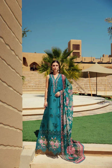 Noor by Saadia Asad | Eid Laserkari Lawn 24 | D4 - Aqsa Fabrics